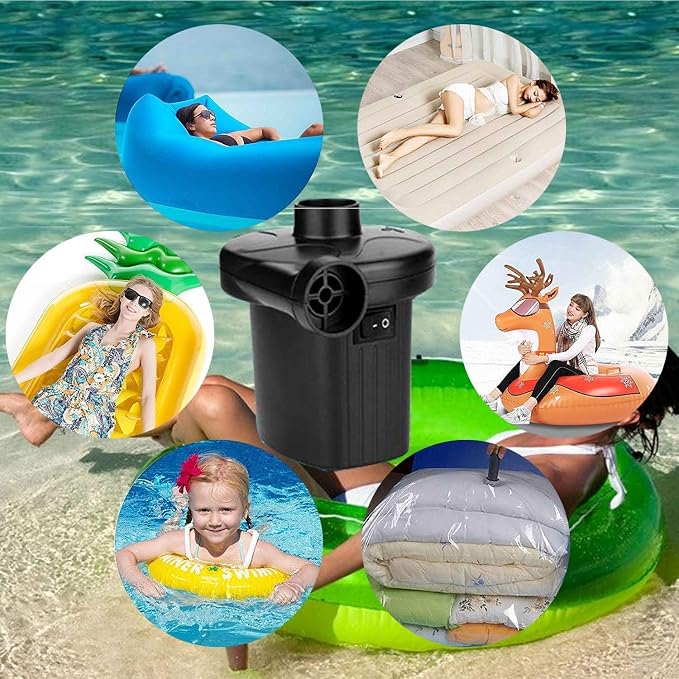 Air Pump Air Mattress Pump for Inflatables Blow up Pool Raft Bed Boat Toy - Image 6