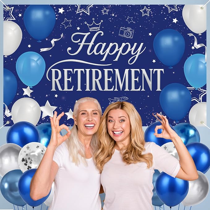 Holkcog Blue Retirement Party Decorations - Image 5