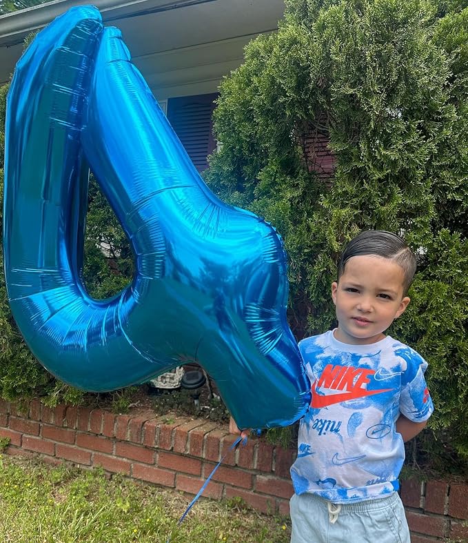 Blue Number 1 Balloon 40 Inch - Image 9