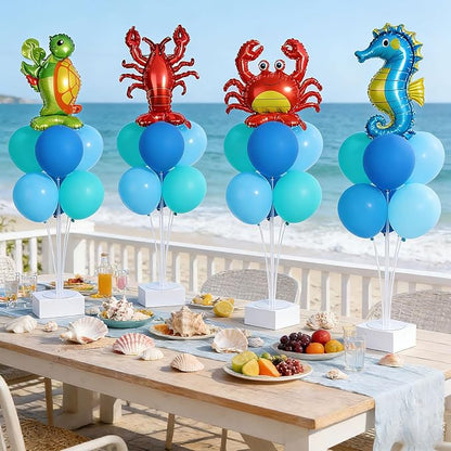 4 Sets Ocean Animal Theme Party Balloons Stand Kit - Image 4