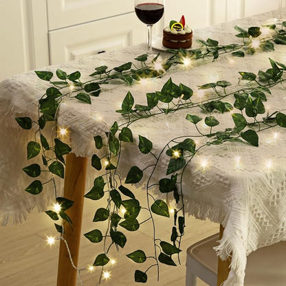 CEWOR 14 Pack 98ft Fake Ivy Vines, Artificial Ivy Garland - Image 4