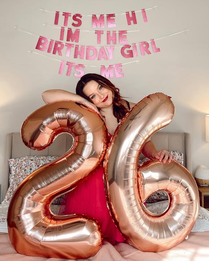 Rose Gold Number 16 Balloon 40 Inch - Image 4