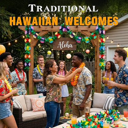 FUTUREPLUSX 2 Pack Tropical Garland Party Decorations, 20ft Summer Banner | - Image 5