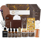 Christmas Gifts for Men, 30 Pcs Men Sandalwood Beard Grooming Set, Facial Skin Care Set, Bath & Body Gift Kit, Face Cleanser, Bath Bomb, Serum, Birthday, Valentines, Father Day, Husband, Holiday
