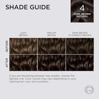 L'Oreal Paris Colorsonic Permanent Hair Dye Cartridge, Vibrant Hair Color for Root Touch Up, Gray Coverage or All Over Color in just 5 Minutes, 4 Dark Natural Brown (Coloring Device Sold Separately)