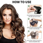 Brown Hair Dye Shampoo for 100% Gray Coverage - 3 IN 1 Hair Color Shampoo with Argan Oil & Ginseng, Ammonia & Paraben Free, Long Lasting Semi-Permanent Natural Color for Women & Men (500ml)