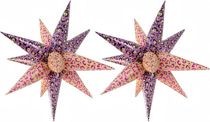 2Pcs 32 Inch Leopard Explosion Star Cheetah Print Balloons/Y2K Party Decor by baoonworlld
