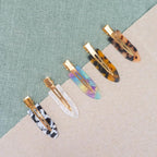 10 Pcs No Bend Hair Clips for Women Styling Sectioning, Gingbiss 2.7" No Crease Bangs Hair Clips, Curl Pin Clips with Storage Box for Hairstyle Bangs Waves Makeup Application, 10 Colors
