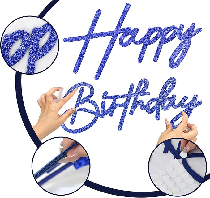 Happy Birthday Sign for Backdrop - Image 4