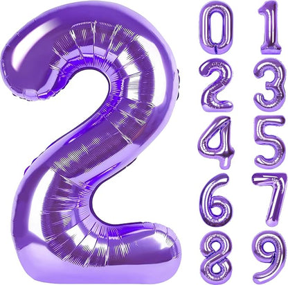 Number Balloons for Birthday Decorations by United-UnicornsParty