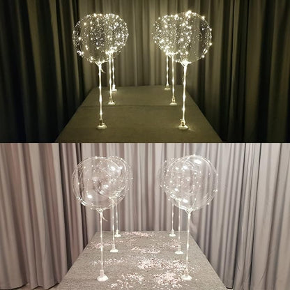 Warm White 6PC LED Light up Balloons - Image 7