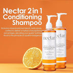 World Amenities - Nectar Pump Bottle Conditioning Shampoo - Hair Repair Shampoo and Conditioner with Fresh Fragrance