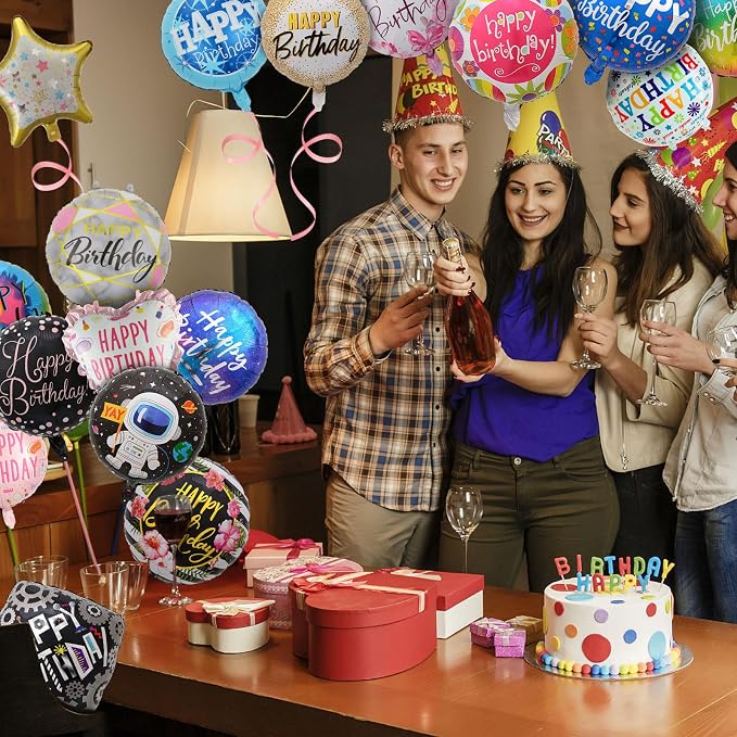 100Pcs Happy Birthday Balloon - Image 7