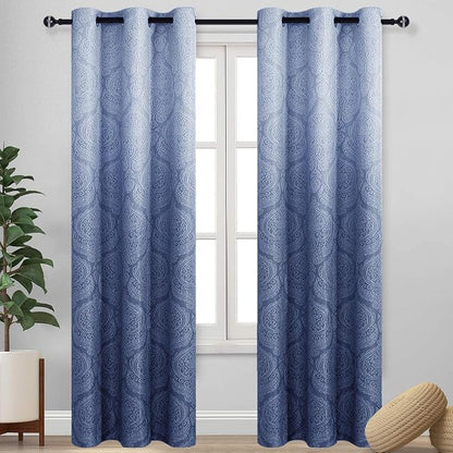 DWCN Ombre Blackout Curtains for Bedroom by DWCN