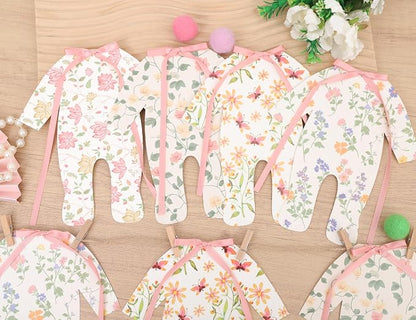 7pcs Neutral Baby Shower Bunting - Image 5