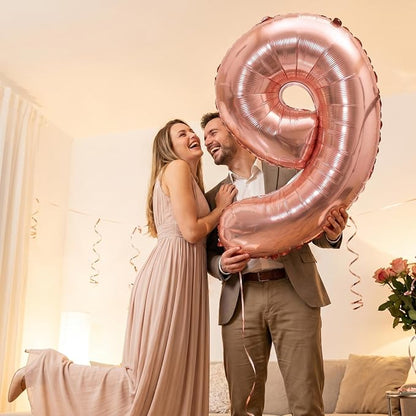 YPSelected 32 Inch Large Foil Helium Number Balloon Birthday Wedding Party 0-9 - Image 3