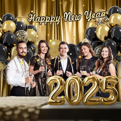 Black and Gold Balloons - Image 5