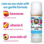 So Cozy Kids Hair Wax Stick, Easy & Quick Styling Wax Stick for Hair (2 Oz) Flyaway Hair Tamer, Slick Back & Shape with Precision, No Parabens, Sulfates, Synthetic Colors or Dyes