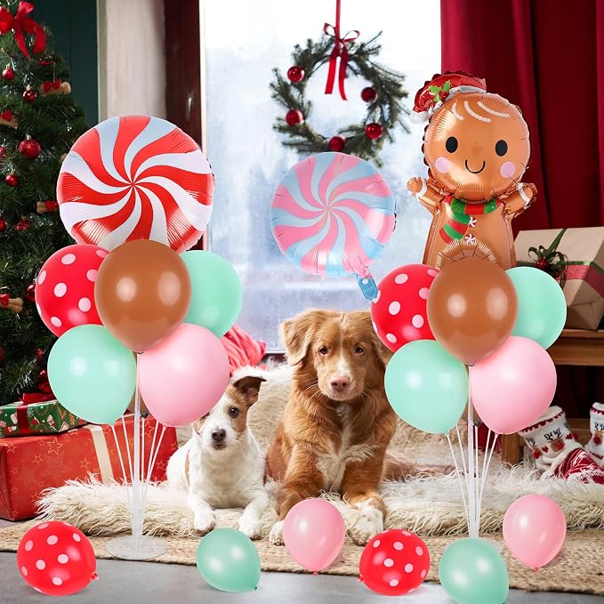 6 Sets Christmas Gingerbread Balloon Stand Kit - Image 7
