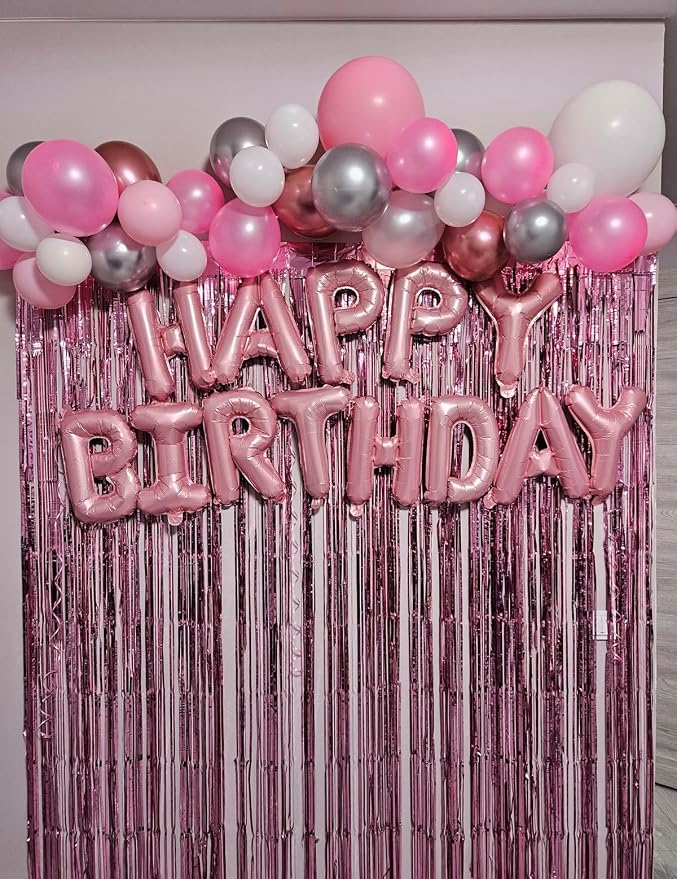 52 Pcs 16 Inch Pink Letter Foil Balloons, 2 Sets of A-Z, Mylar Metallic - Image 5