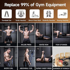 Innstar Multi-Function Resistance Bands for Working Out, Push Up Exercise Bands Resistance Bands Set for Bench Press Gym Equipment, Home Workout, Travel Portable