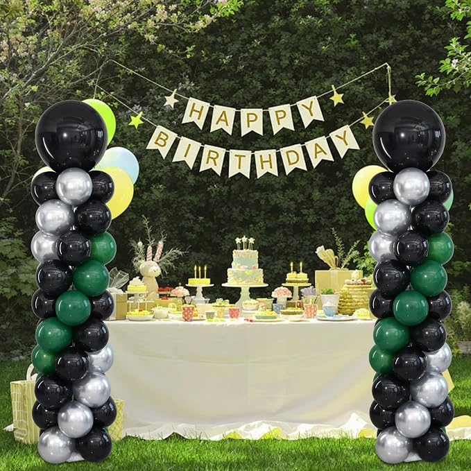 Balloon Column Stand Kit, 2 Sets, Adjustable 2m Telescopic Poles, Hexagon Bases - Image 2