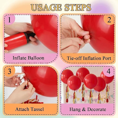 6 Set 36 Inch Giant Balloons - Image 6