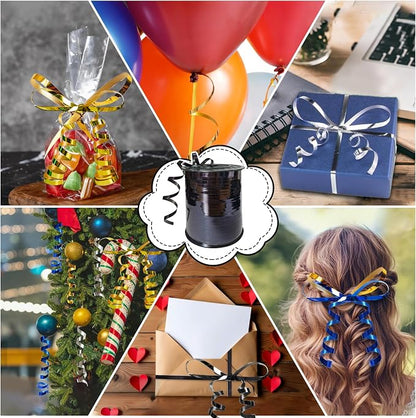 500 Yards Curling Ribbon Bright Black Balloon String Ribbon - Image 5