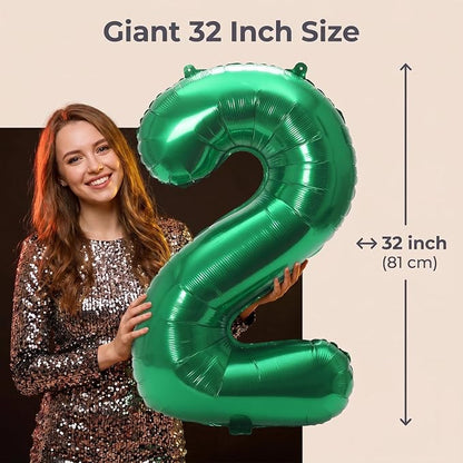 YPSelected 32 Inch Large Foil Helium Number Balloon Birthday Wedding Party 0-9 - Image 4