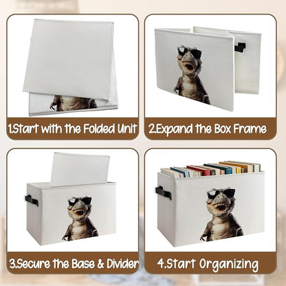 Funny Dinosaur Boys Nursery Storage Basket - Image 4