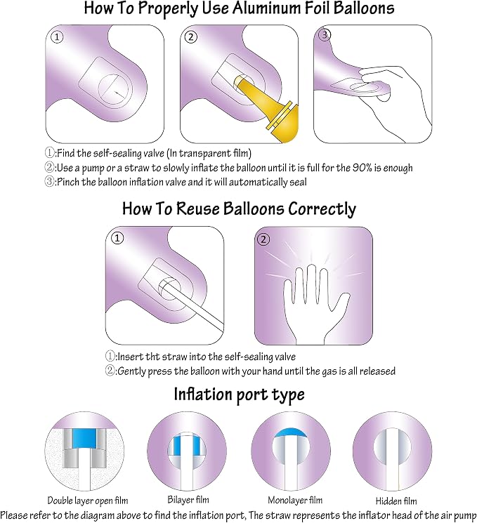 40" Macaron Purple Number 9 Balloons Helium Foil Mylar Balloon Digit 9 | - Image 3