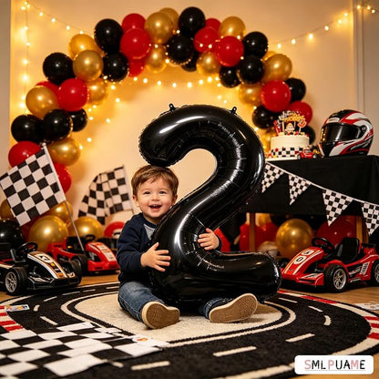 40 inch Number Balloon 0-9 Black Large Number 100 Balloons, Digital Balloons - Image 6