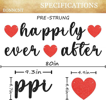 Pre-Strung Happily Ever After Banner - Image 3