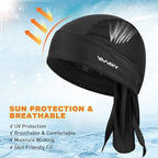 Bandanas Skull Caps for Men, Women Skull Cap Helmet Liner Cycling Hat Durags Motorcycle Bandana Sweat Wicking Do Rag