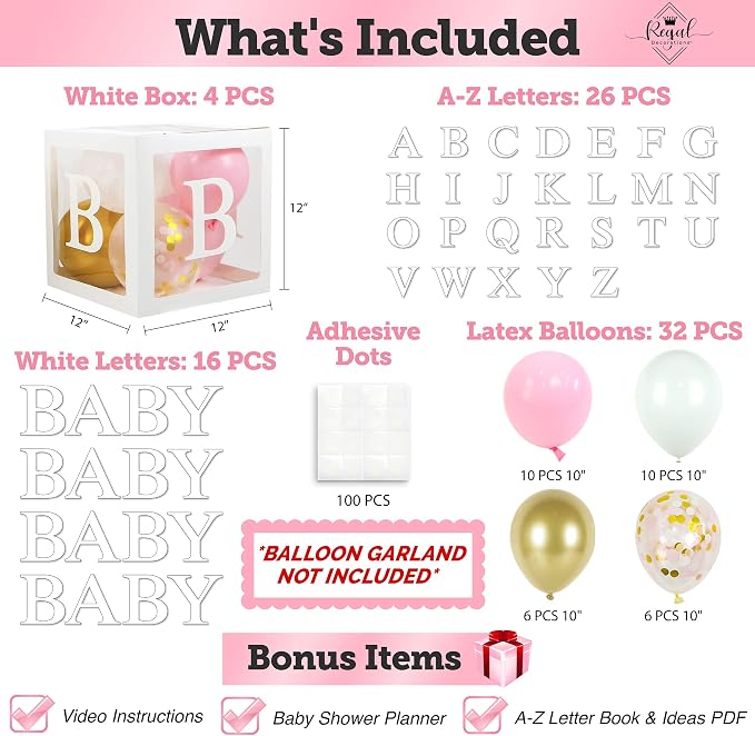 82 PCS Baby Shower Decorations for Girl - Image 3