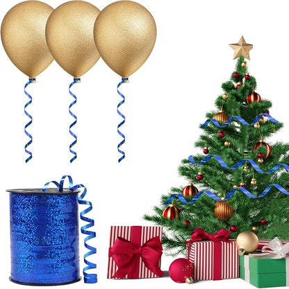 500 Yards Blue Ribbon ，Metallic Shiny Curling Ribbon use - Image 7