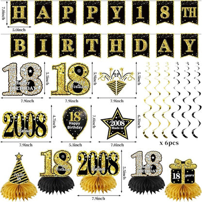 Zirtorei 18th Birthday Decorations - Image 2