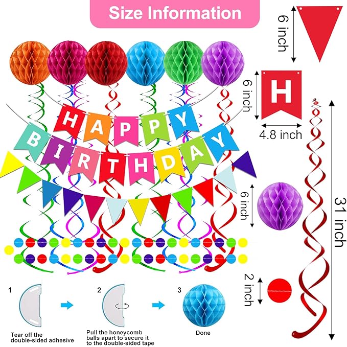 Fecedy Happy Birthday Banner - Image 2
