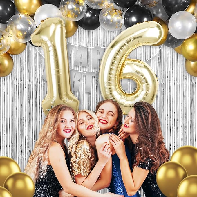Champagne Gold Number 58 85 Balloon - Image 6