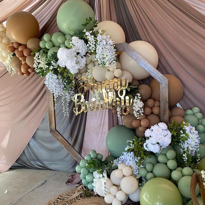Green and Brown Balloon Arch Garland Kit, Cow Print Balloon Arch Kit Western - Image 6