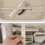 Case for Shark HD331&HD112BRN Hair Blow Dryer HyperAIR Fast 2-in-1, Blow Dryer Storage Bag for Concentrator and Styling Attachments and Rotatable Hot Air Brush Accessories, Box Only (Stone)