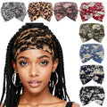Extra Wide Headbands for Women Large Turban Headband Non Slip Boho Elastic Hairband Hair Twisted Knot Head Bands Accessories