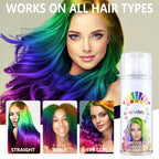Halloween Hair Spray,Temporary Hair Color Spray for Women Kids Men,Washable Hairspray,Colored Hair Spray,Color Hairspray for Halloween,Party,Cosplay,Christmas Day (02#Orange)