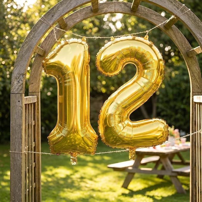 YPSelected 32 Inch Large Foil Helium Number Balloon Birthday Wedding Party 0-9 - Image 3