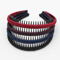 Fashion Hair Bands for Women - Short Hair Headbands, Non-Slip, Resin Hair Accessories (4 Colors)