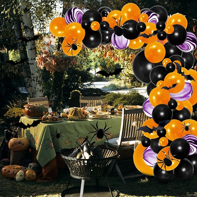5 inch Orange Party Balloons - Image 5