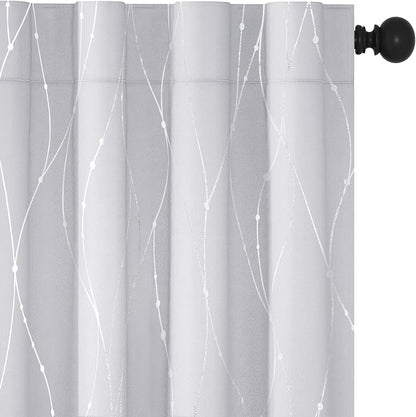 Deconovo Blackout Back Tab Curtains by Unknown