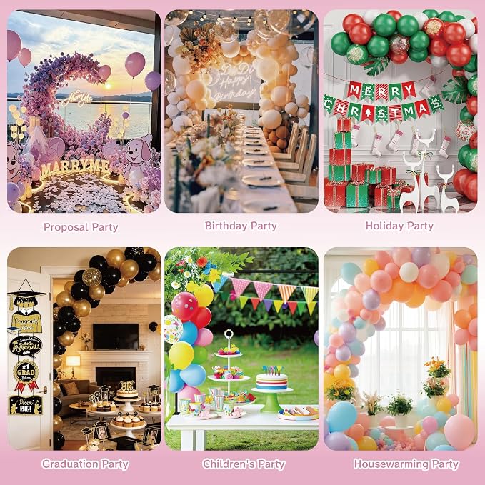 10 Pcs 3.5 Inch Clear Balloon Arch Clips - Image 5