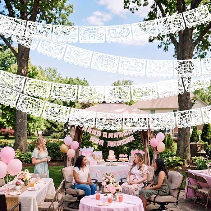 TaoBary 6 Pcs Papel Picado Mexican Wedding Cielito Lindo Party Decor 118 Feet - Image 5