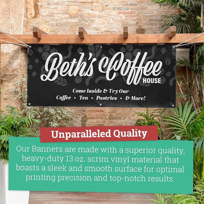 CustomForMe Personalized Vinyl Banner – Vinyl Printed Customizable Banner - Image 6